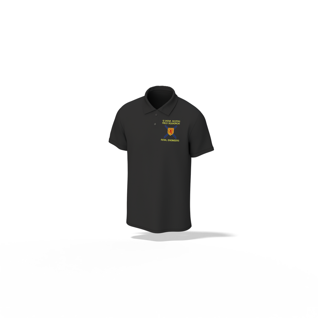 12 FD SQN Embroidered Polo Shirt