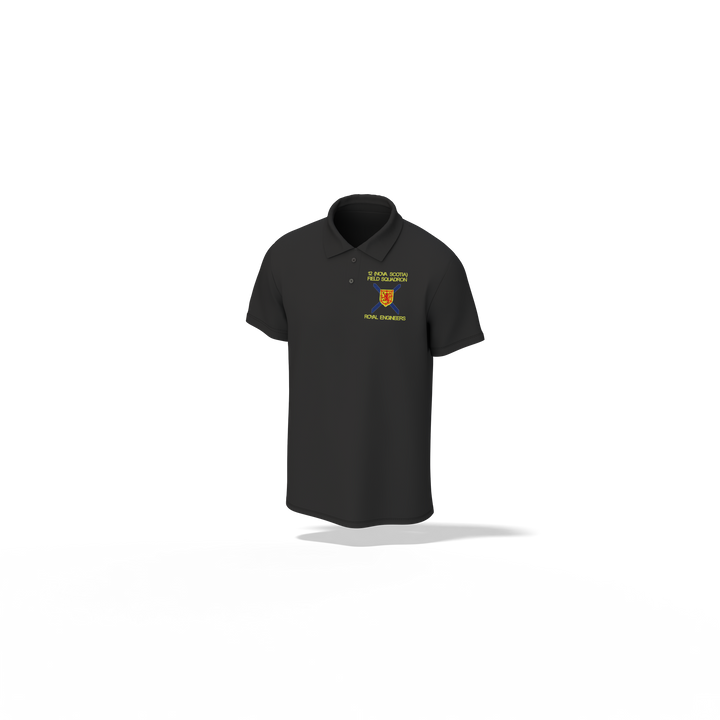 12 FD SQN Embroidered Polo Shirt