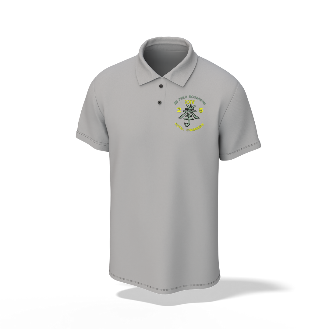 25 Field Squadron Embroidered Polo Shirt