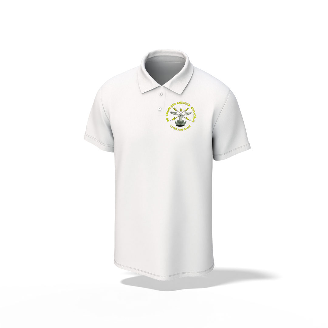 26 AES Veteran Embroidered Polo Shirt