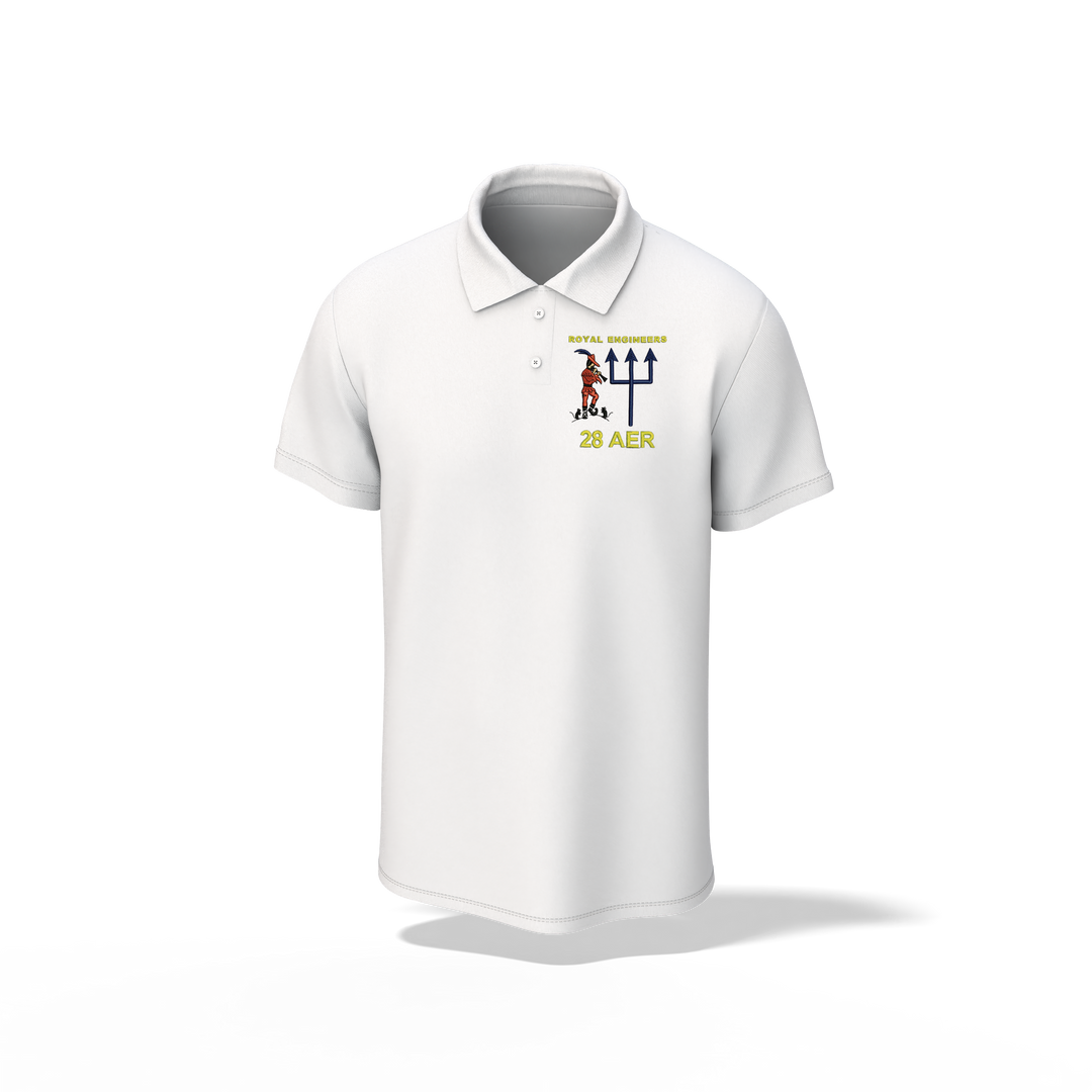 28 Amph Engr Regt Embroidered Polo Shirt