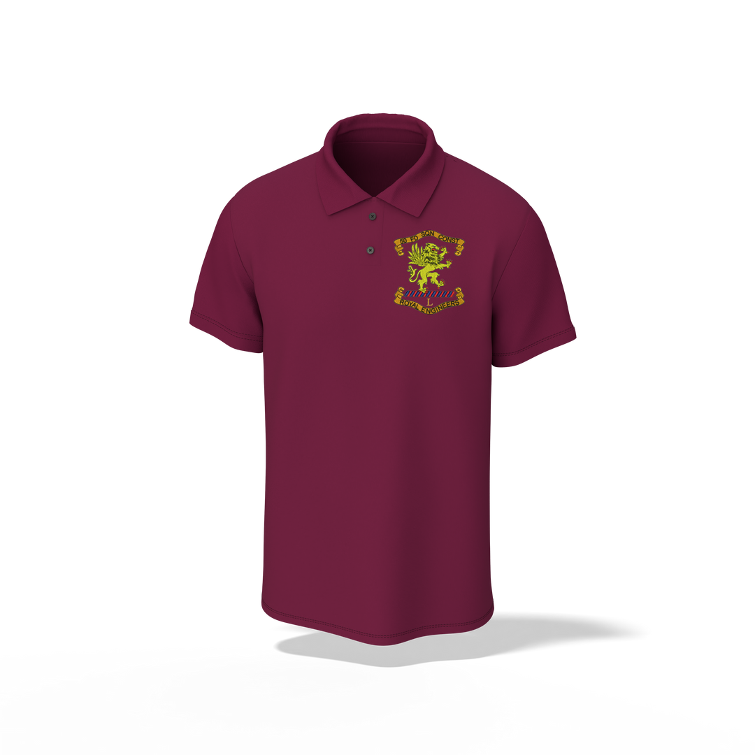 50 const Embroidered Scrolls Polo Shirt