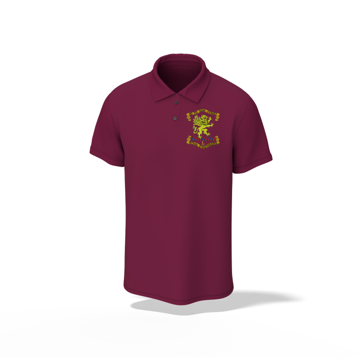 50 const Embroidered Scrolls Polo Shirt