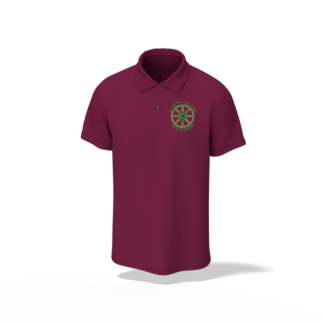 43 SP SQN Embroidered Polo Shirt