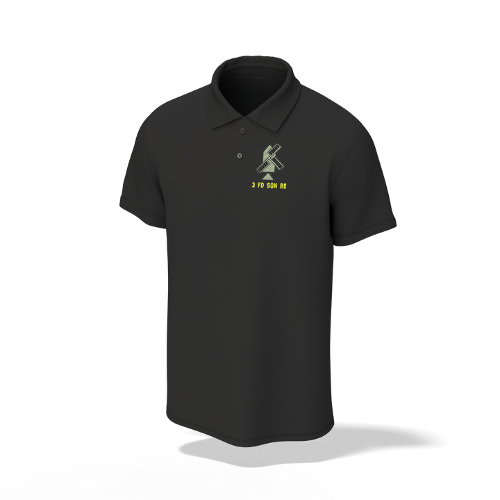 3 FLD SQN EMBROIDERED POLO SHIRT