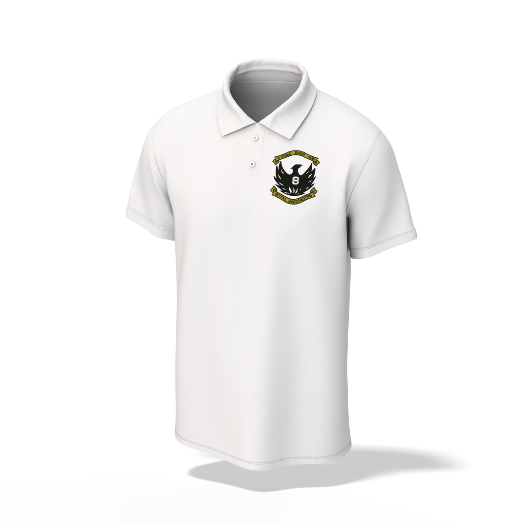 8 Armoured Engineers Embroidered Polo Shirt