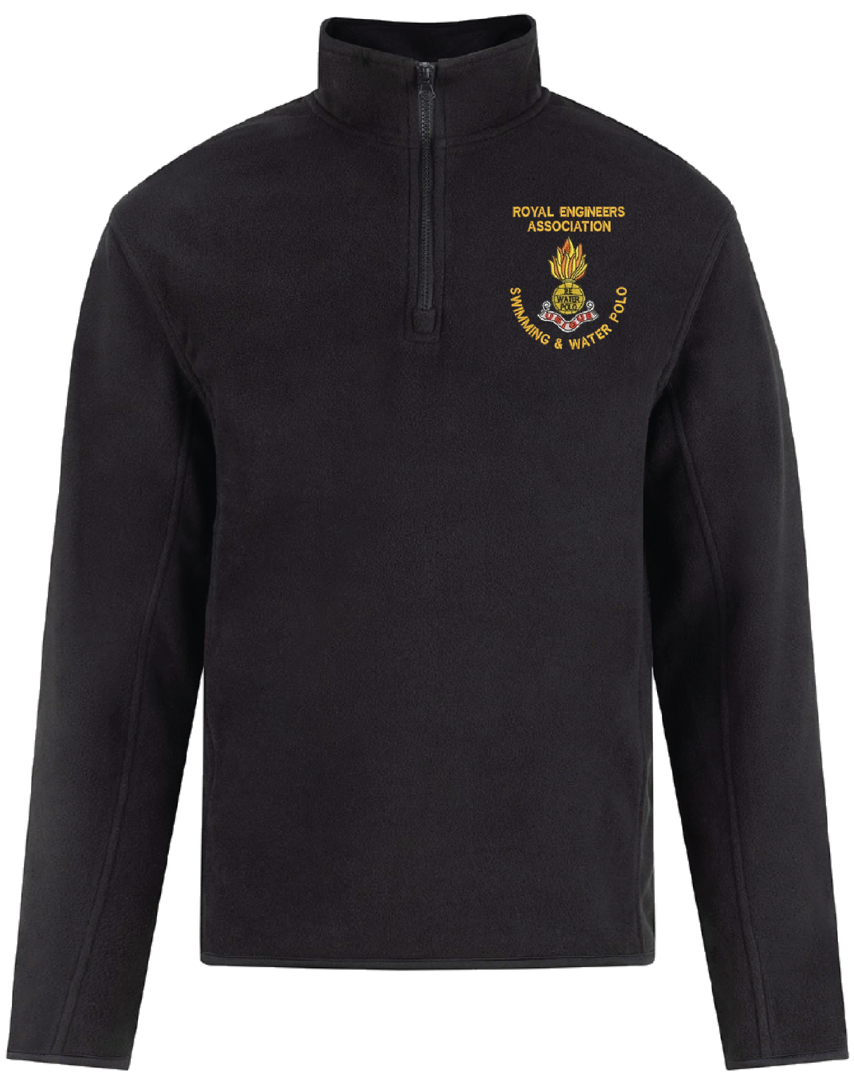 Royal Engineers Association Swimming and Water Polo Quarter Zip Fleece
