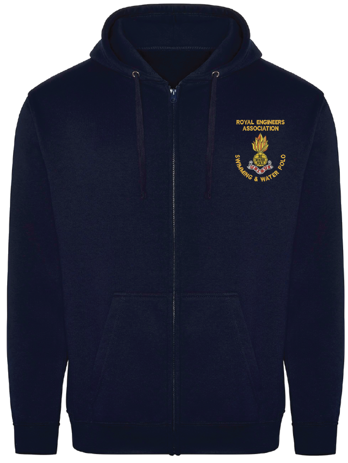 Royal Engineers Association Swimming and Water Polo Zipped Hoodie