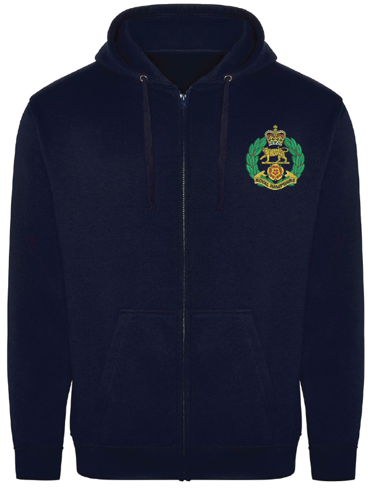 Royal Hampshire Regiment Zipped Hoodie