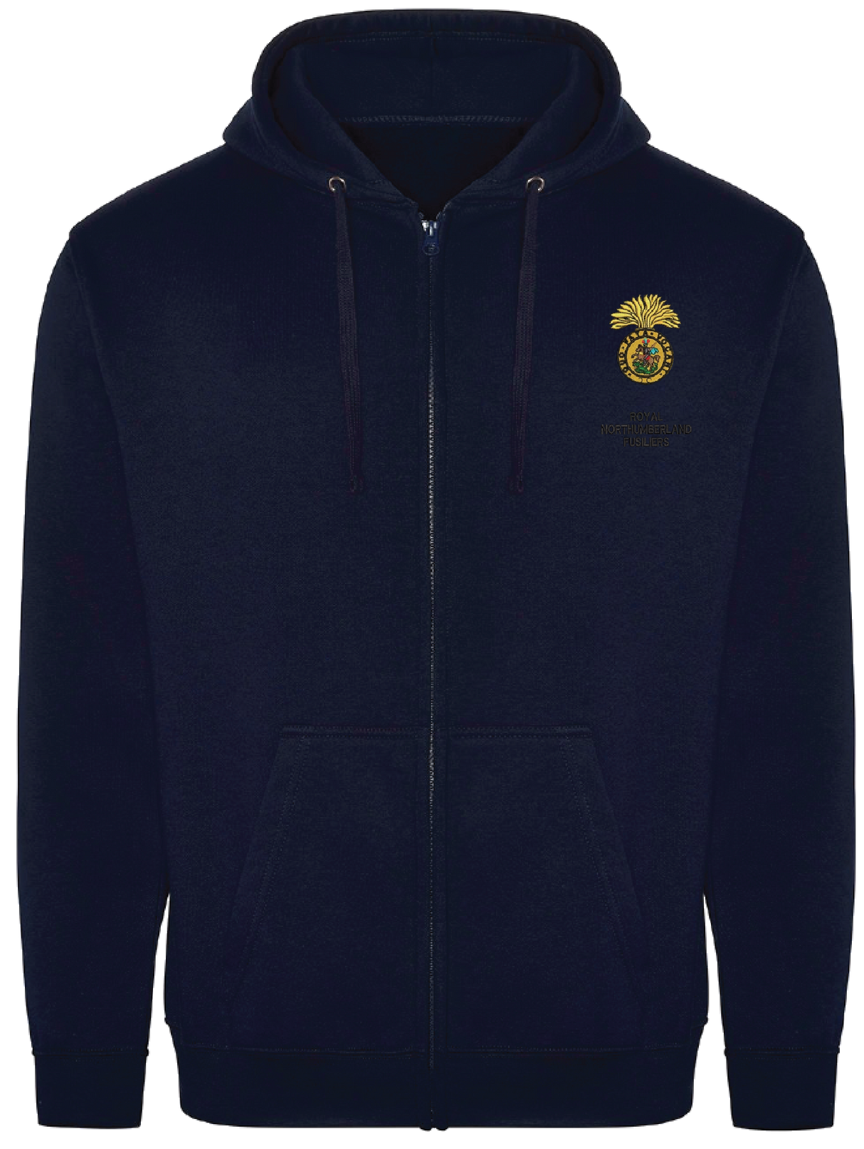 Royal Northumberland Fusiliers Zipped Hoodie