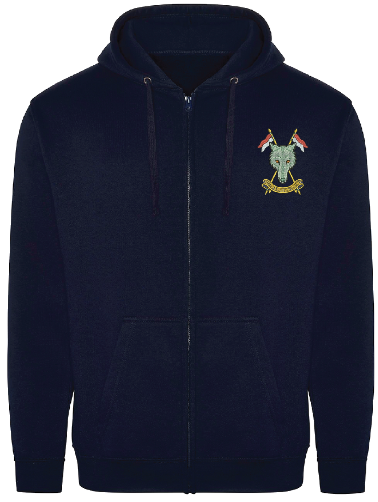 Scottish and North Irish Yeomanry Zipped Hoodie