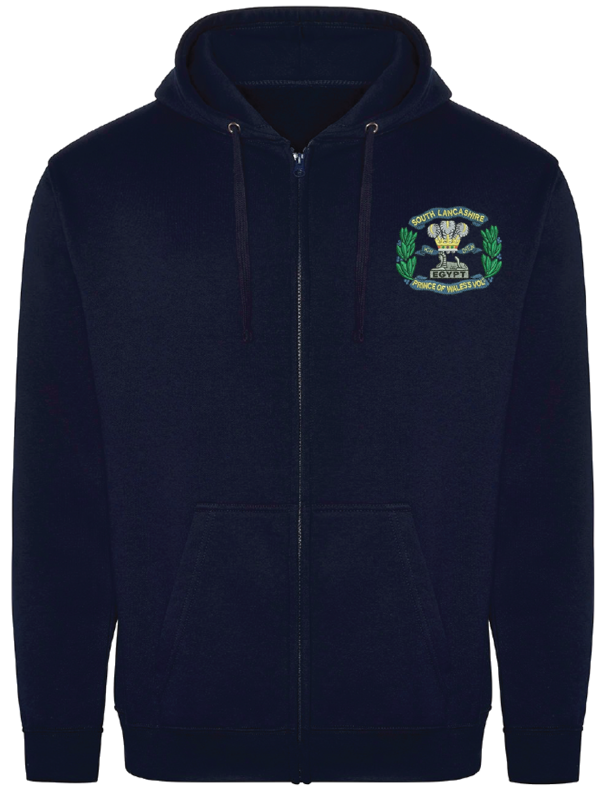South Lancashire Regiment Zipped Hoodie