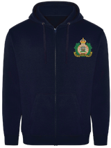 Suffolk Regiment Zipped Hoodie