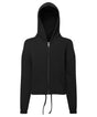 Kids TriDri Recycled Cropped Oversize Full-Zip Hoodie