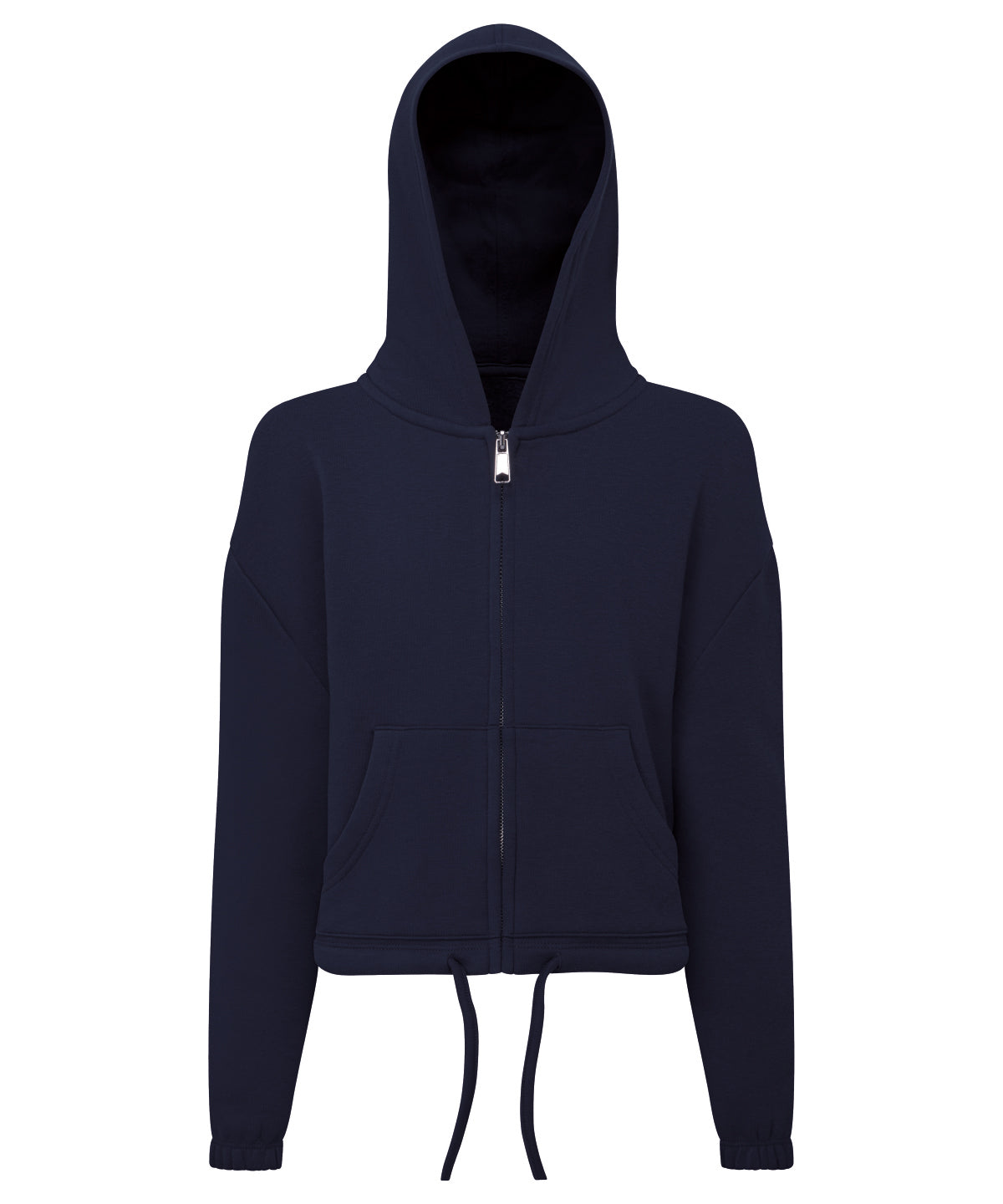 Kids TriDri Recycled Cropped Oversize Full-Zip Hoodie