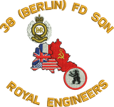 38 Berlin Fld Sqn Embroidered Polo Shirt