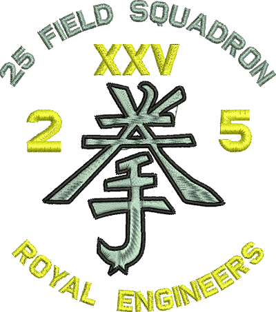 25 Field Squadron Embroidered Polo Shirt