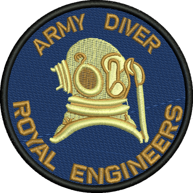 Army Diver Embroidered Badge