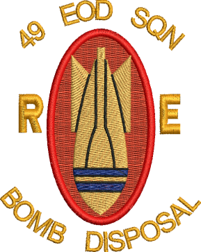 49 EOD SQN Embroidered polo shirt