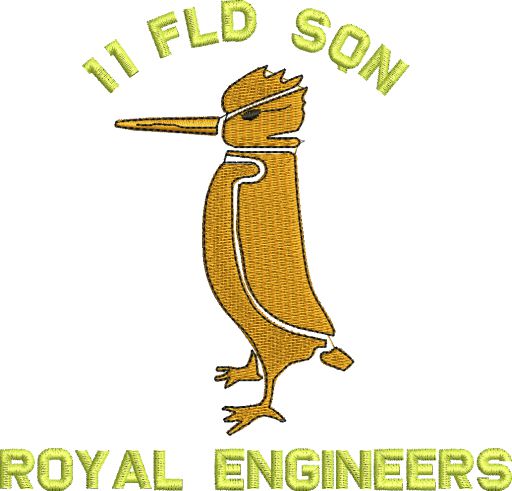11 FD SQN (BIRD) Embroidered Polo Shirt