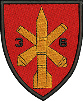 36 Engr Regt RA Embroidered Badge