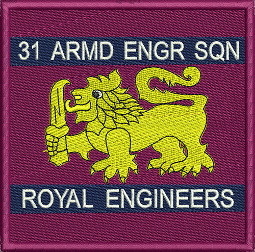 31 AES Embroidered Badge