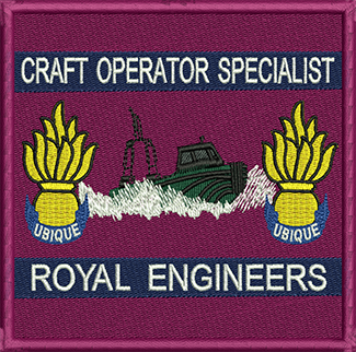 Craft Operator Specialist Embroidered Badge