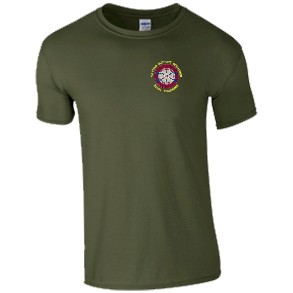43 Fld Sp Sqn Embroidered T-Shirt