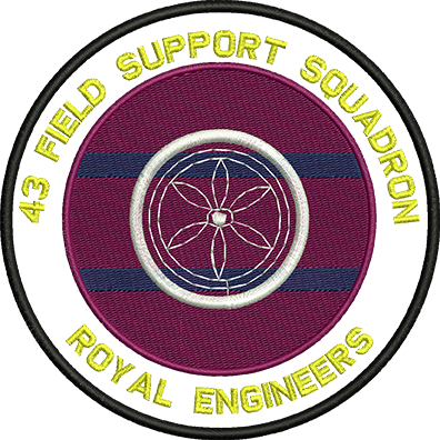 43 Fld Sp Sqn Badge Embroidered Badge