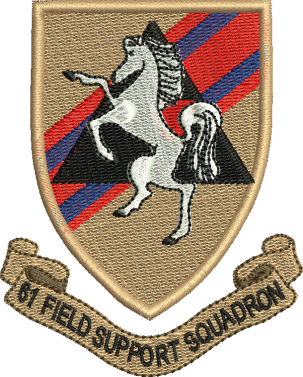 61 Fd Sp Sqn Embroidered Polo Shirt