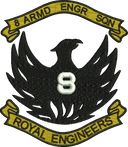 8 Armoured Engineers Embroidered Polo Shirt