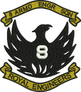 8 Armoured Engineers Embroidered Polo Shirt