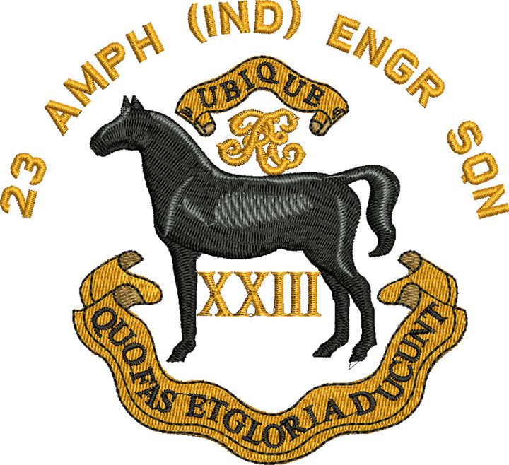 23 Amph Ind Engr Sqn Embroidered Polo Shirt