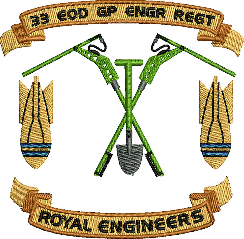 33 EOD (GP) Embroidered T-Shirt