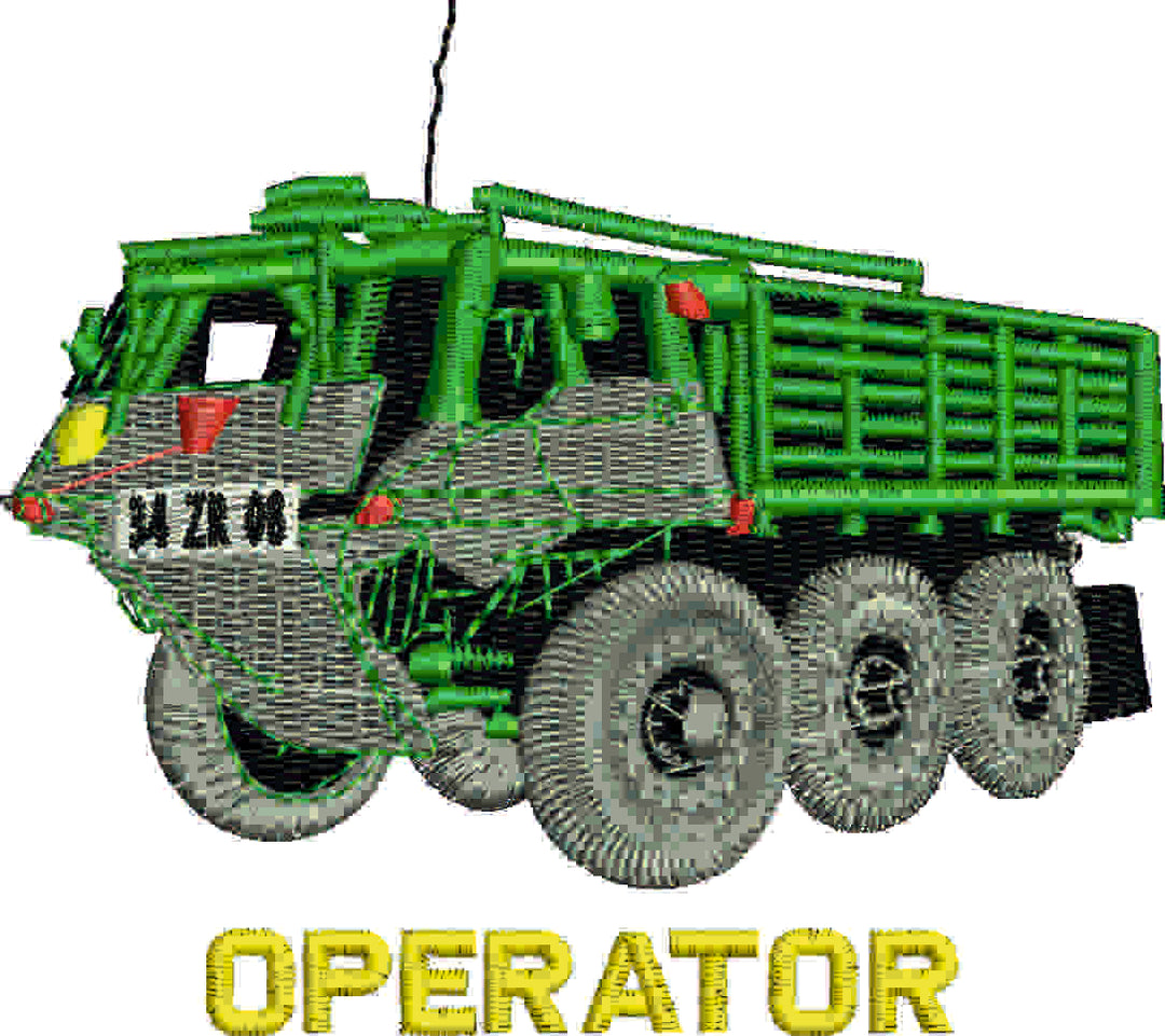 Stolly Operator Embroidered T-Shirt