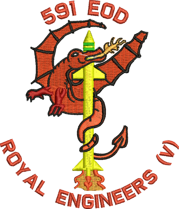 591 EOD Embroidered Polo Shirt