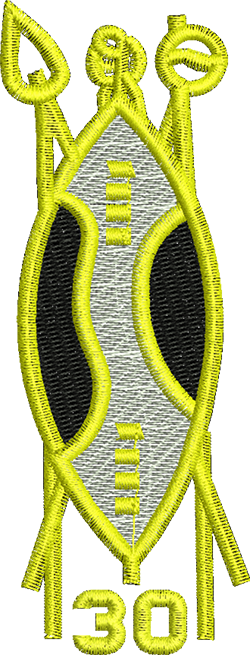 30 Zulu Embroidered T-Shirt