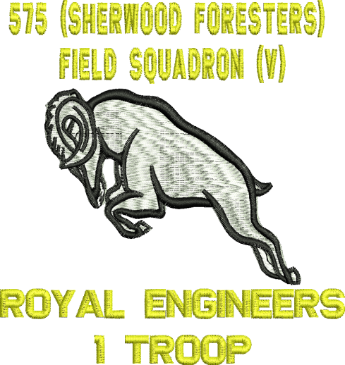 575 Fld Sqn Embroidered T-Shirt