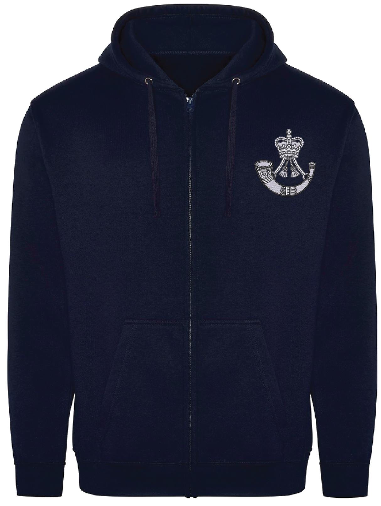 The Rifles Regiment Zipped Hoodie