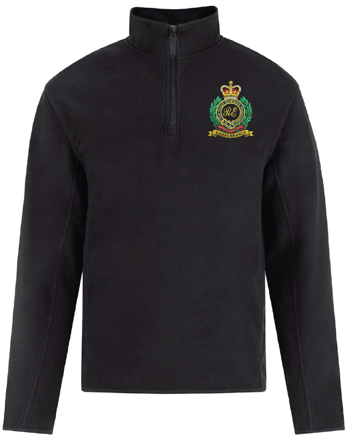 The Royal Engineers Riders Branch Quarter Zip Fleece