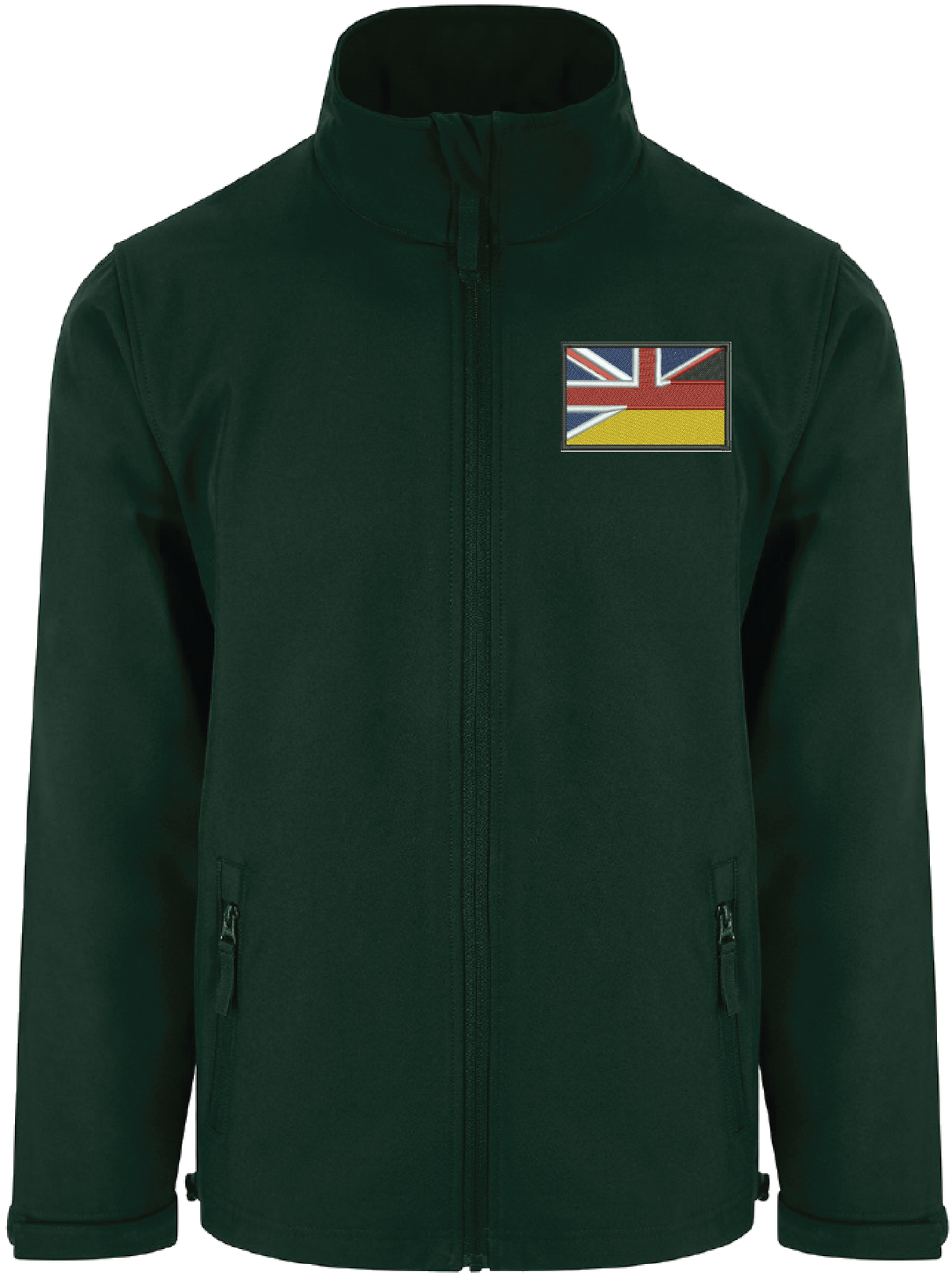 UK German Flag Soft Shell Jacket