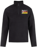 UK German Flag Quarter Zip Fleece