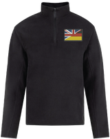 UK German Flag Quarter Zip Fleece