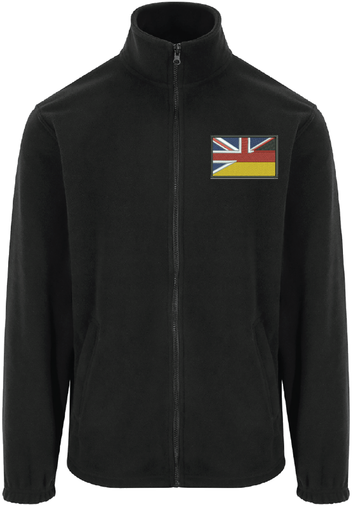 UK German Flag Zipped Fleece