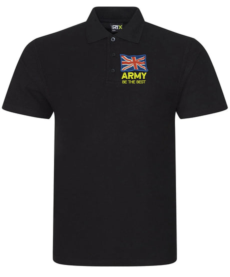 Army Be the Best Embroidered Polo Shirt