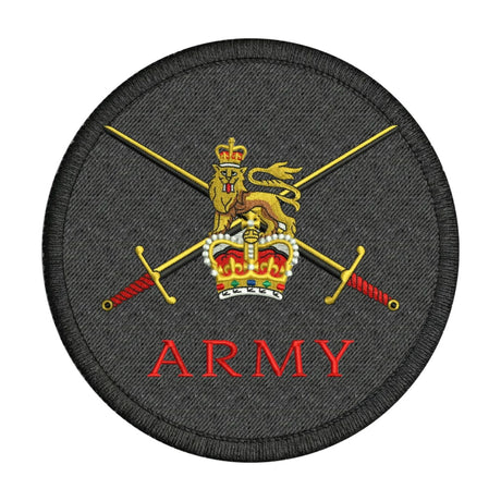 British Army crossed swords Patch