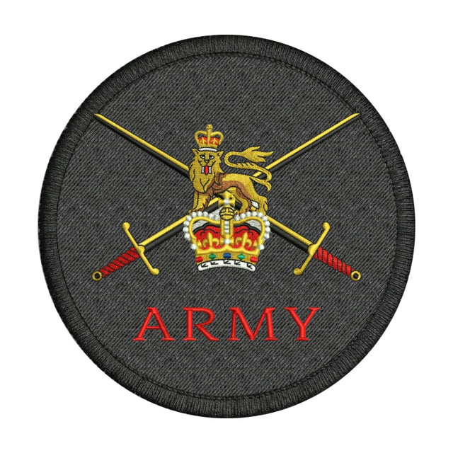 British Army crossed swords Patch