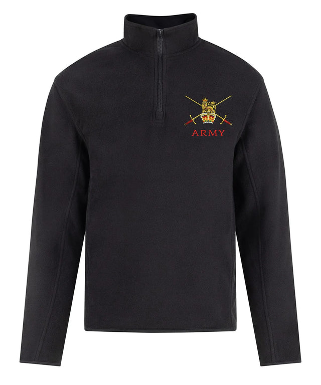 British Army crossed swords Zipped Fleece