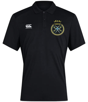 HMS Onslaught Veteran Canterbury Club Dry Polo Black