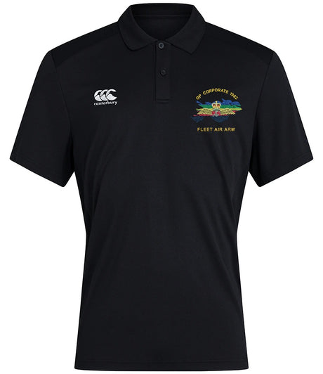 Op Corporate Fleet Air Arm Canterbury polo in Black